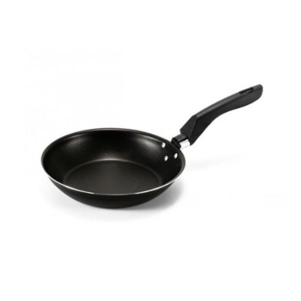 Frigideira Francesa 22cm Média Preta Alumi-Aço Linha Premium J4TECH Alumínio Antiaderente Teflon Ultra Resistente Imagem de Frigideira Francesa 22cm Média Preta Alumi-Aço Linha Premium J4TECH Alumínio Antiaderente Teflon Ultra Resistente