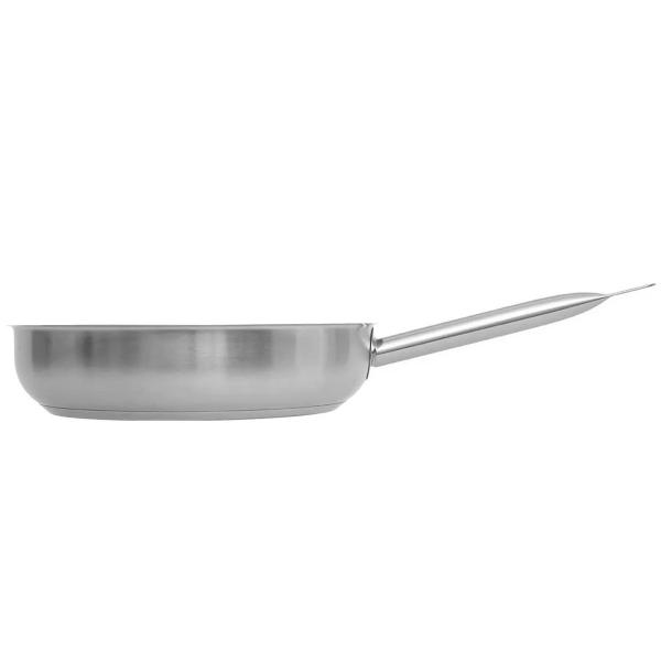 Imagem de Frigideira Funda 28cm em Aço Inox com Fundo Triplo e Cabo Performance Hércules