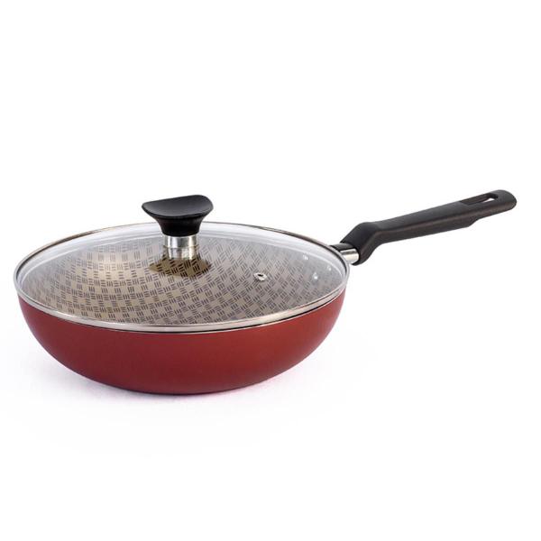 Frigideira Funda Antiaderente Tramontina 24Cm Com Tampa Frigideira Funda Antiaderente Tramontina 24Cm Com Tampa