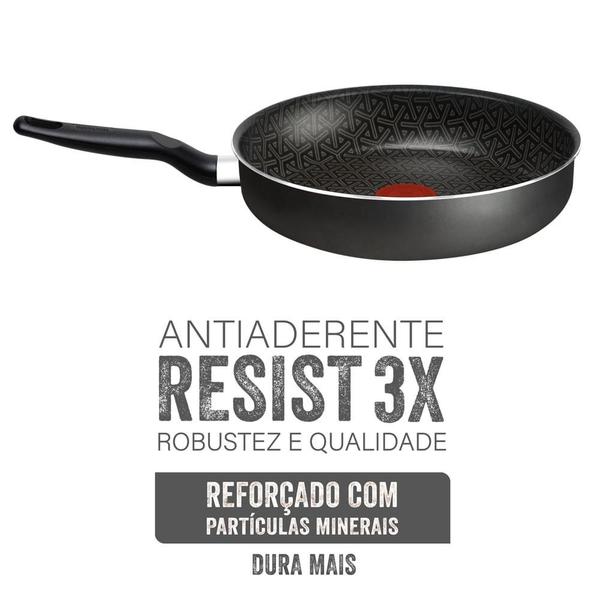 Imagem de Frigideira Funda Rochedo Robusta Grafite 24cm