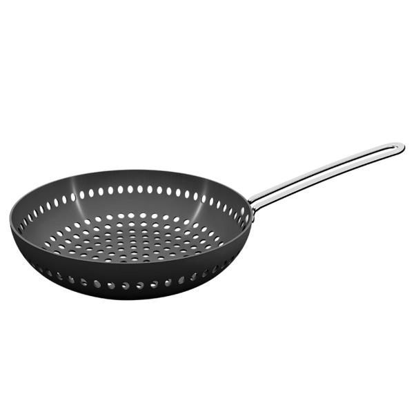 Frigideira Furada Grelha Wok 26Cm Anodizado Tramontina Imagem de Frigideira Furada Grelha Wok 26Cm Anodizado Tramontina