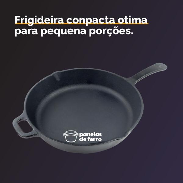 Imagem de Frigideira Gourmet Ferro Fundido Cabo Ferro Libaneza 20 Cm