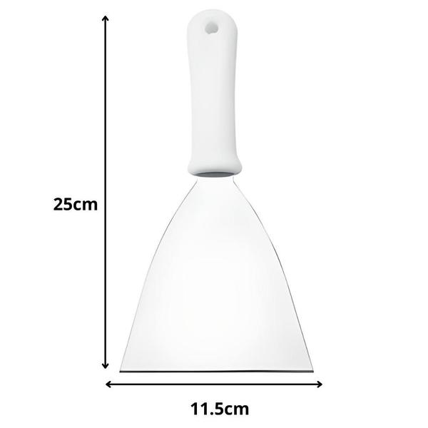 Frigideira Grande Aluminio N30 com Espátula de Aço Inox - Frigideira Grande + espatula em aço Imagem de Frigideira Grande Aluminio N30 com Espátula de Aço Inox