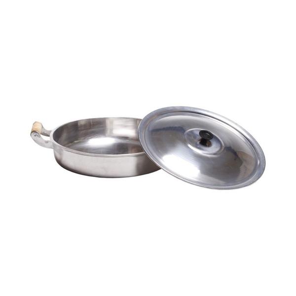 Frigideira Grande De Aluminio Batido Fundido N 36 Com Tampa - Leo Utensílios Imagem de Frigideira Grande De Aluminio Batido Fundido N 36 Com Tampa