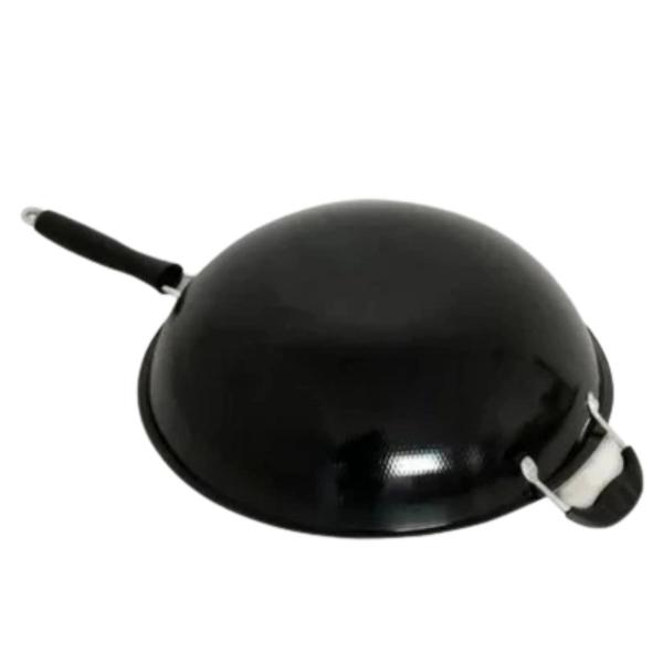 Frigideira grande Profissional Wok 34cm 3l Fratelli Teflon Antiaderente Carne Peixe Yakissoba frutos do mar Imagem de Frigideira grande Profissional Wok 34cm 3l Fratelli Teflon Antiaderente Carne Peixe Yakissoba frutos do mar