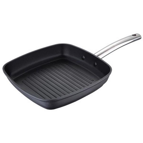 Frigideira Grill Foodies 28x28x5,0cm. Alumínio Forjado e Indução Masterpro - Bergner Imagem de Frigideira Grill Foodies 28x28x5,0cm. Alumínio Forjado e Indução Masterpro