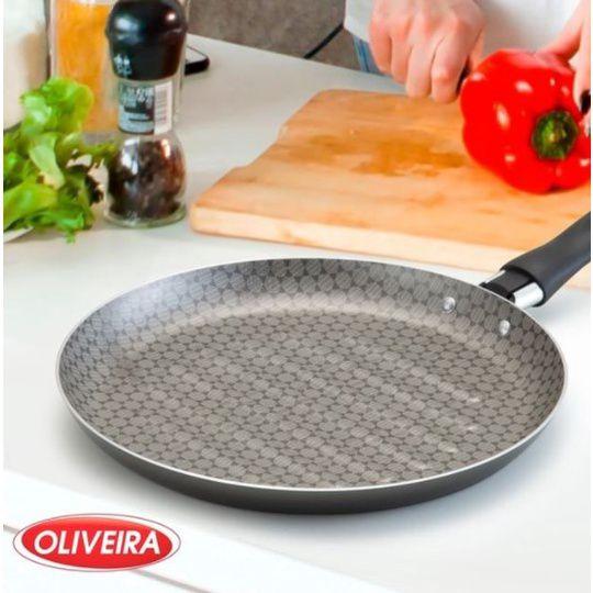 Imagem de Frigideira grill luxury antiaderente grafite 22cm