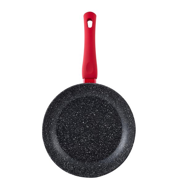 Frigideira Indução Antiaderent Mármore Alumínio Forjado 24cm - Bergner Imagem de Frigideira Indução Antiaderent Mármore Alumínio Forjado 24cm