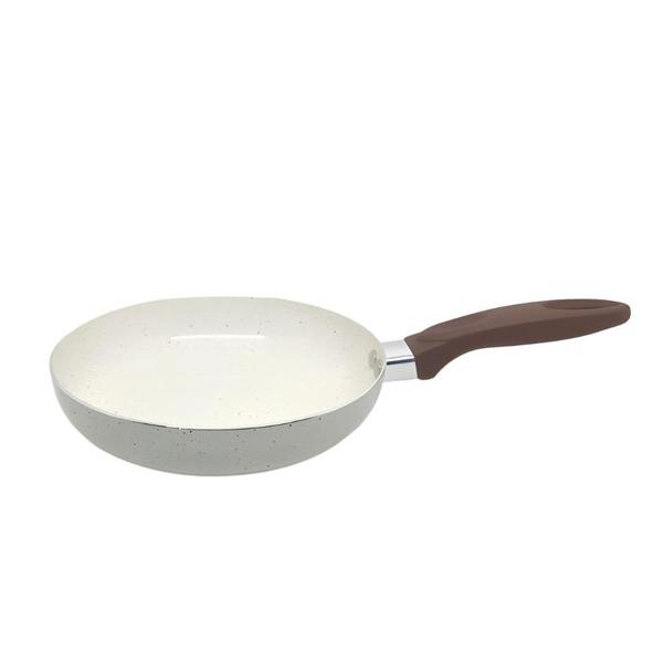 Frigideira Indução Antiaderente Cerâmica 20cm Florença Bege - Haüskraft Imagem de Frigideira Indução Antiaderente Cerâmica 20cm Florença Bege