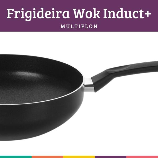 Imagem de Frigideira Indução Wok 28 Induct Antiaderente Multiflon