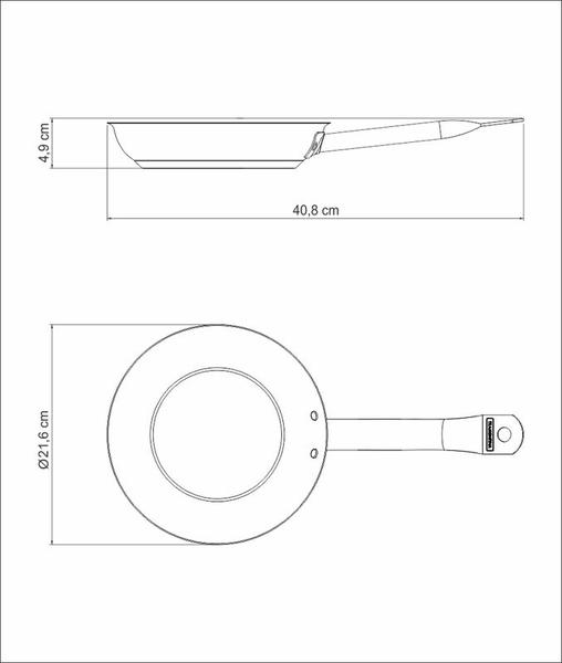 Imagem de Frigideira Inox Antiaderente 20cm Professional Tramontina 62635207