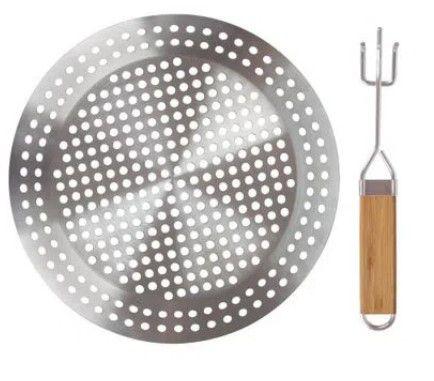 Frigideira Inox Para Grelhar 2 em 1 - MOR Imagem de Frigideira Inox Para Grelhar 2 em 1