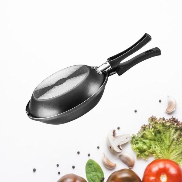 Frigideira Omeleteira 18cm Antiaderente Para Ovos Fritos Pequena Cozinha Casa - MTA Imagem de Frigideira Omeleteira 18cm Antiaderente Para Ovos Fritos Pequena Cozinha Casa