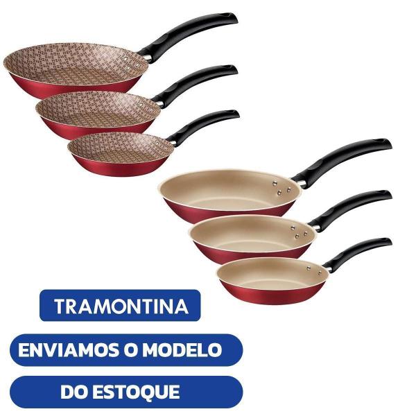 Frigideira Ovo Tramontina 16Cm Turim Antiaderente - Vermelha Imagem de Frigideira Ovo Tramontina 16Cm Turim Antiaderente - Vermelha