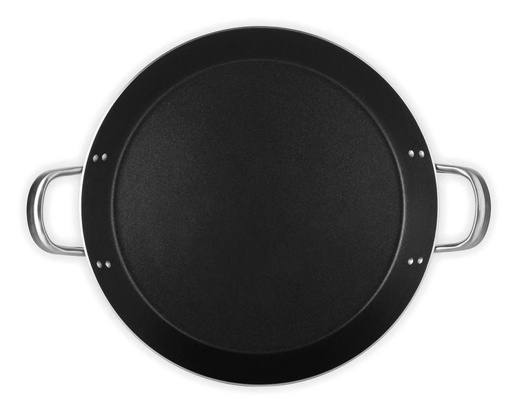 Imagem de Frigideira paellera 43cm antiaderente profissional 7 camadas panela paella disco gourmet