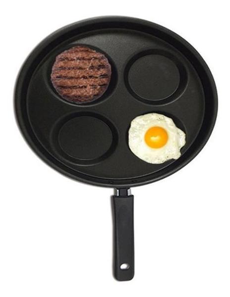 Frigideira Para 4 Ovos Antiaderente Dona Chefa Linha Gourmet Imagem de Frigideira Para 4 Ovos Antiaderente Dona Chefa Linha Gourmet