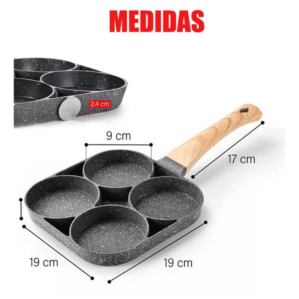 Frigideira Para 4 Porções Para Lanchonete - Mbh Imagem de Frigideira Para 4 Porções Para Lanchonete
