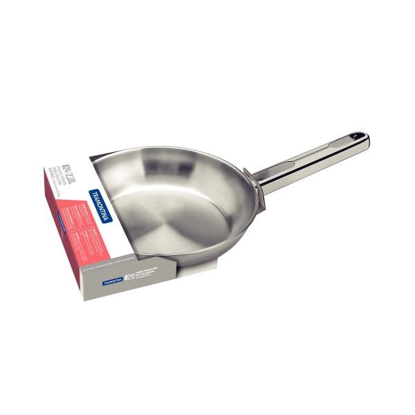 Frigideira para Indução Gás Allegra 24cm Triplo Inox Cozimento Rápido Tramontina Imagem de Frigideira para Indução Gás Allegra 24cm Triplo Inox Cozimento Rápido Tramontina