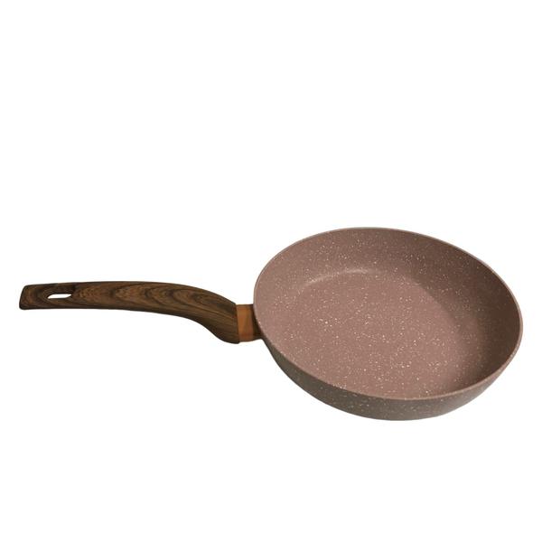 Frigideira Pó De Mármore Antiaderente 20cm Marrom Cazaro Imagem de Frigideira Pó De Mármore Antiaderente 20cm Marrom Cazaro