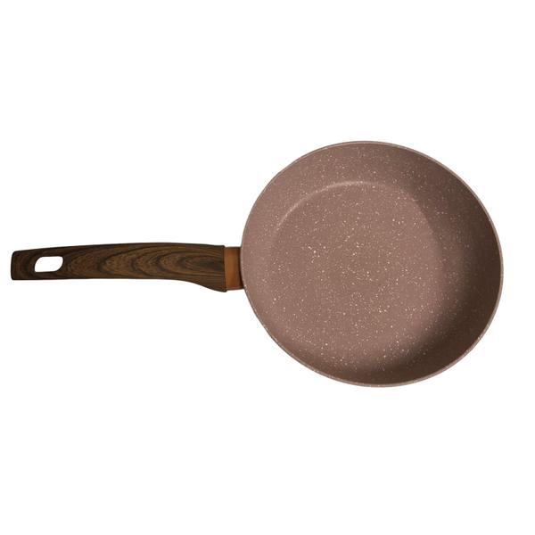 Frigideira Pó De Mármore Antiaderente 20cm Marrom Cazaro Imagem de Frigideira Pó De Mármore Antiaderente 20cm Marrom Cazaro