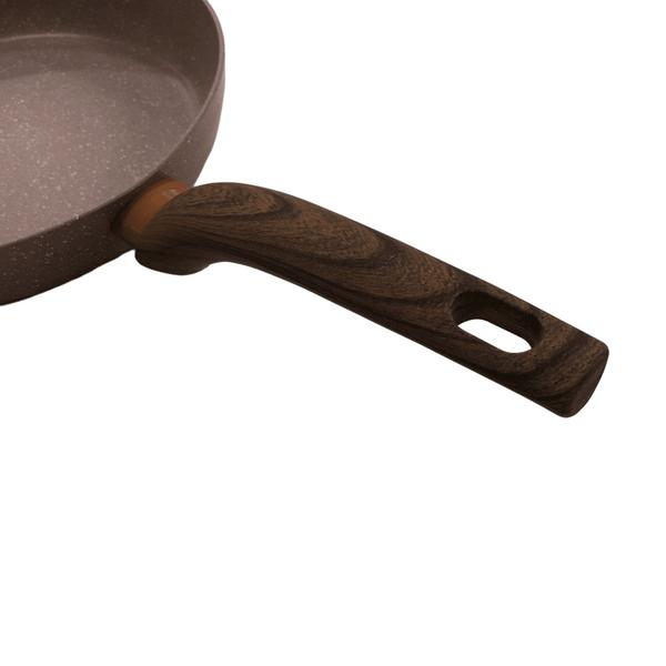 Frigideira Pó De Mármore Antiaderente 24cm Marrom Cazaro Imagem de Frigideira Pó De Mármore Antiaderente 24cm Marrom Cazaro