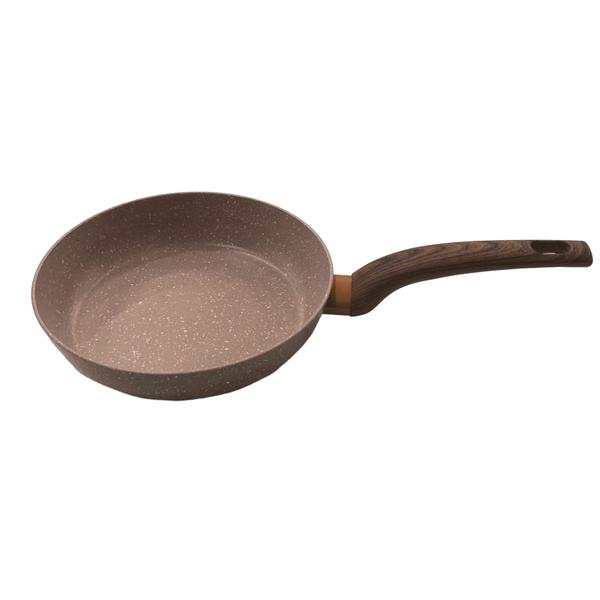 Frigideira Pó De Mármore Antiaderente 24cm Marrom Cazaro Imagem de Frigideira Pó De Mármore Antiaderente 24cm Marrom Cazaro