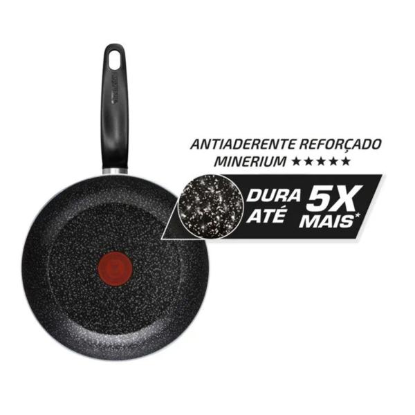 Imagem de Frigideira Rochedo Stone Pro Minerium 22 cm Preta - FF22