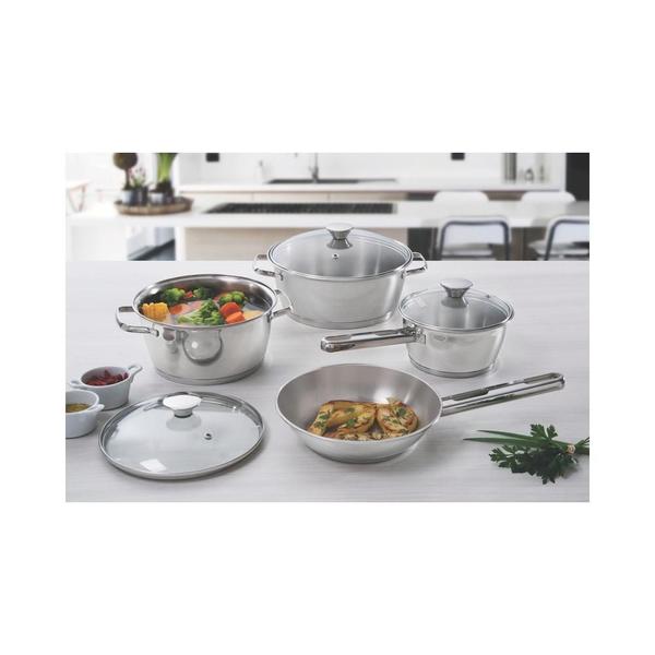 Frigideira Tramontina Aço Inox Fundo Triplo Allegra 24cm Imagem de Frigideira Tramontina Aço Inox Fundo Triplo Allegra 24cm