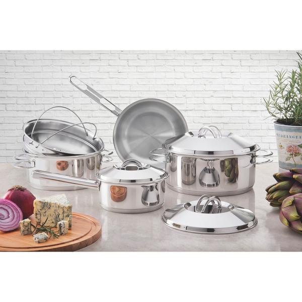 Frigideira Tramontina Allegra em Aço Inox com Fundo Triplo 20 cm 1,30 L Imagem de Frigideira Tramontina Allegra em Aço Inox com Fundo Triplo 20 cm 1,30 L
