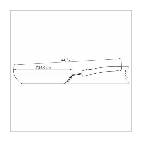 Imagem de Frigideira Tramontina Alumínio  Antiaderente 24cm 1,3L 20892024