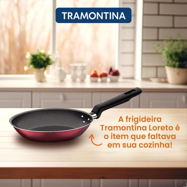 Frigideira Tramontina Loreto em Alumínio 20 cm 0,8L 20380720 Imagem de Frigideira Tramontina Loreto em Alumínio 20 cm 0,8L 20380720