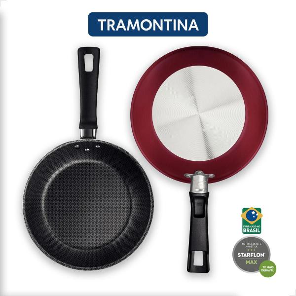 Frigideira Tramontina Loreto em Alumínio 20 cm 0,8L 20380720 Imagem de Frigideira Tramontina Loreto em Alumínio 20 cm 0,8L 20380720