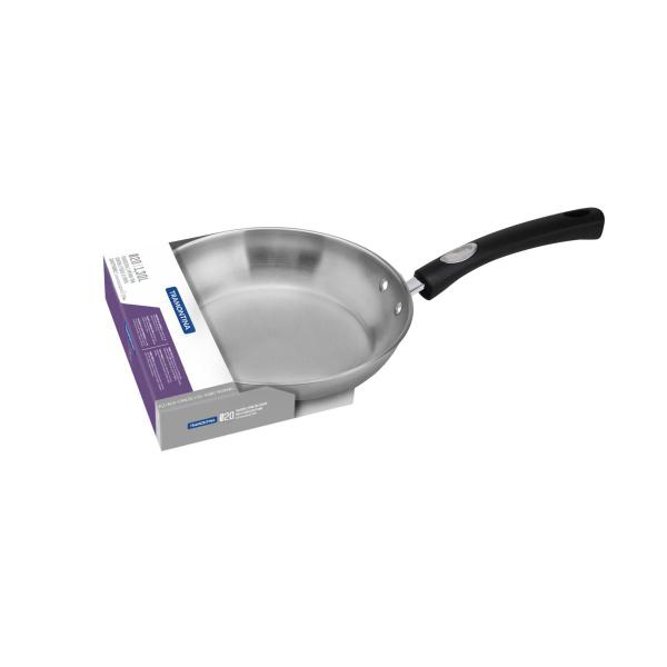Frigideira Tramontina Solar Inox Fundo Triplo 20 cm 1,3 L Imagem de Frigideira Tramontina Solar Inox Fundo Triplo 20 cm 1,3 L
