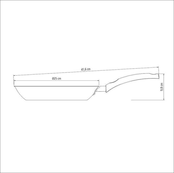 Frigideira tramontina turim em alumínio com revestimento interno e externo em antiaderente starflon max chumbo 24 cm 1,4 l Imagem de Frigideira tramontina turim em alumínio com revestimento interno e externo em antiaderente starflon max chumbo 24 cm 1,4 l