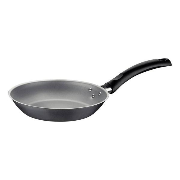 Frigideira tramontina turim em alumínio com revestimento interno e externo em antiaderente starflon max chumbo 24 cm 1,4 l Imagem de Frigideira tramontina turim em alumínio com revestimento interno e externo em antiaderente starflon max chumbo 24 cm 1,4 l