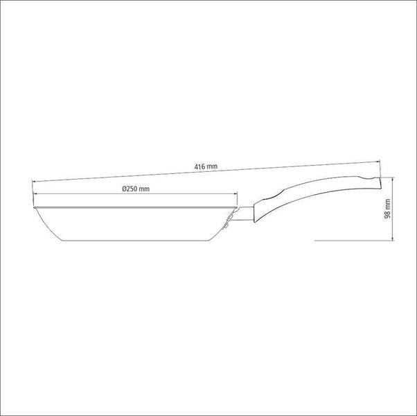 Imagem de Frigideira tramontina turim em alumínio com revestimento interno e externo em antiaderente starflon max vermelha 24 cm 1.4 l