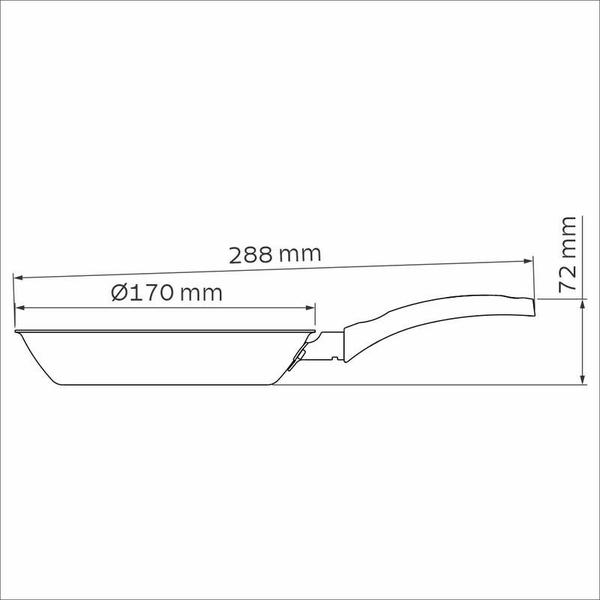 Imagem de Frigideira tramontina turim em alumínio com revestimento interno e externo em antiaderente starflon max vermelho 16 cm 0.4 l