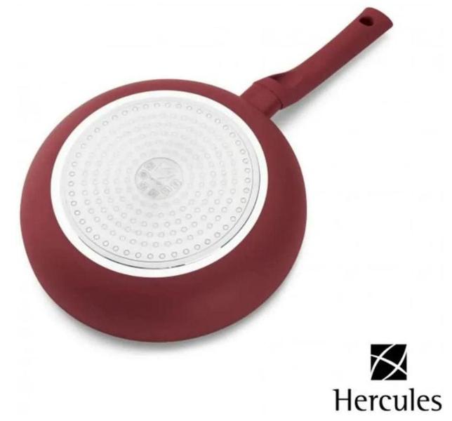 Frigideira Vermelha Hércules 22cm x 5cm PA300 - Hercules Imagem de Frigideira Vermelha Hércules 22cm x 5cm PA300