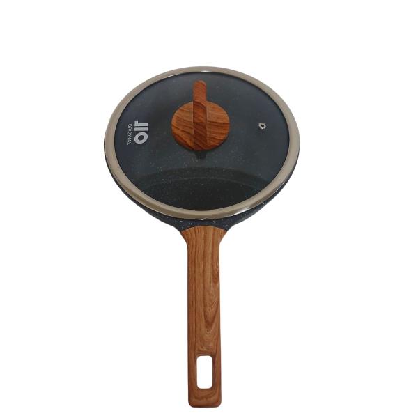 Frigideira Wok de pó de mármore com tampa Cazaro 24 cm Imagem de Frigideira Wok de pó de mármore com tampa Cazaro 24 cm