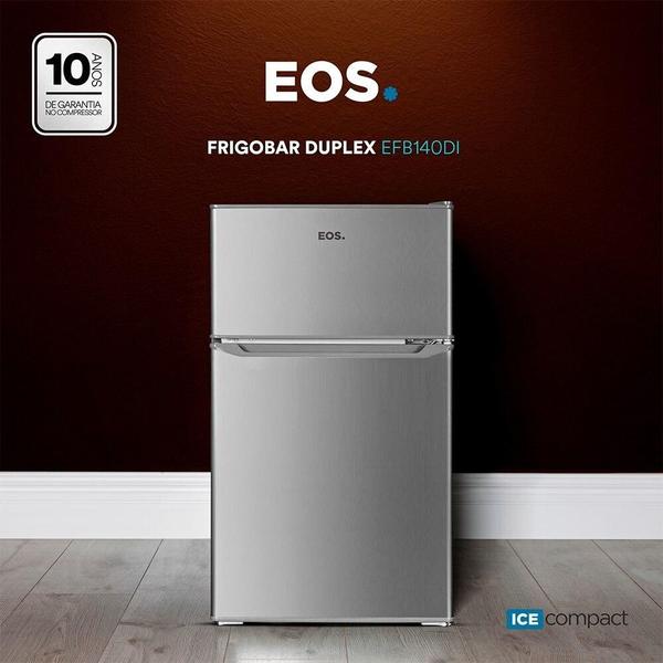 Imagem de Frigobar EOS 88 Litros Duplex Inox EFB140DI 110V