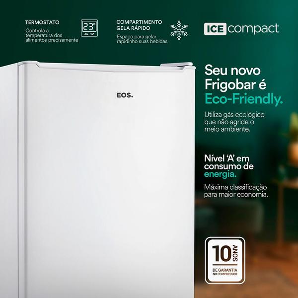 Imagem de Frigobar Eos Ice Compact 93 Litros Branco Efb101 110V