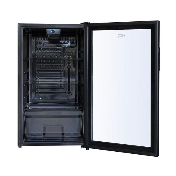 Imagem de Frigobar Expositor Vertical HQ Vidro Duplo 95 Litros Preto HQ-95FBPV 220V