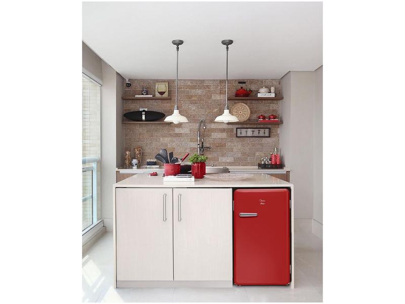 Imagem de Frigobar Midea 95L Vermelho Retrô