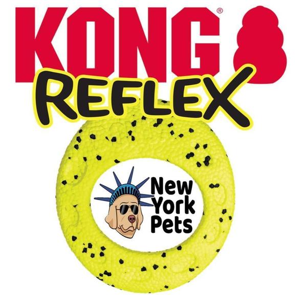 Imagem de Frisbee Kong Reflex Flyer Resistente Aquático Para Cães