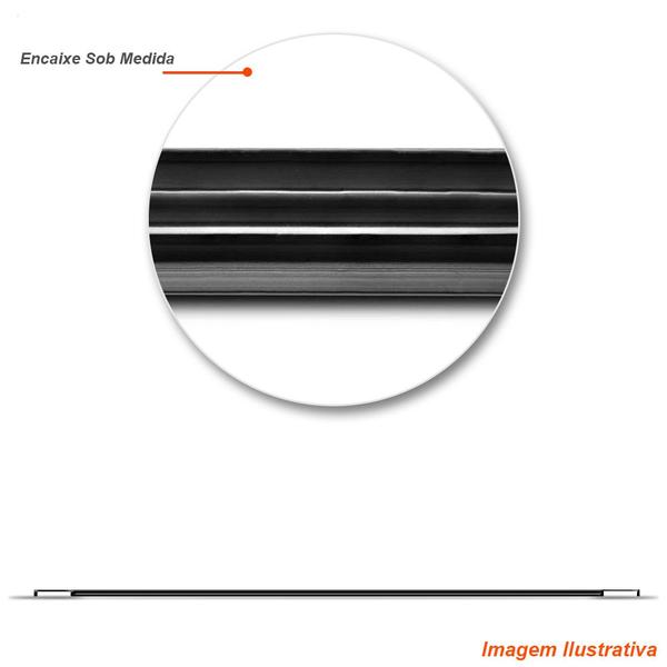 Imagem de Friso Borracha Vedação Canaleta De Teto Peugeot 206 Hatch 1998 Até 2010 - 2 e 4 Portas Lado Esquerdo