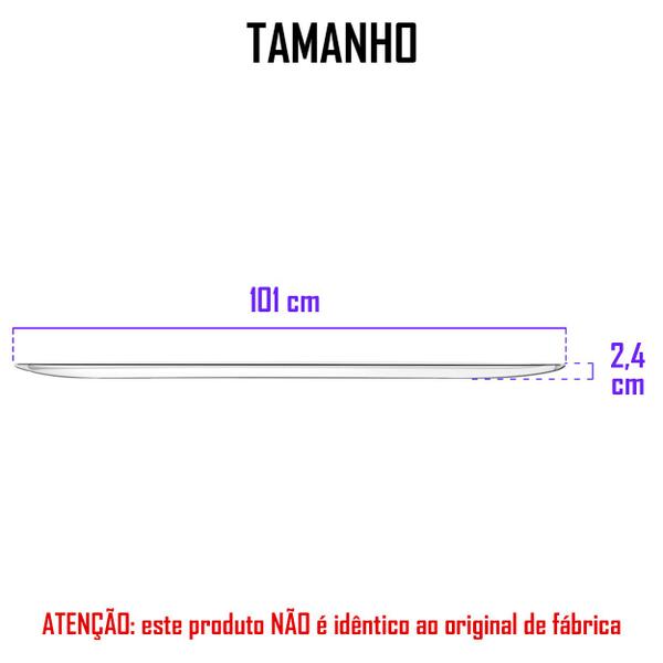 Imagem de Friso Cromado Resinado Traseiro Porta Malas HB20s 2012 2013 2014 2015 2016 2017 2018 2019