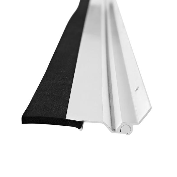 Friso De Vedação Em Alumínio - 100 Cm - Branco - Kit 2 Pçs - Reall Imagem de Friso De Vedação Em Alumínio - 100 Cm - Branco - Kit 2 Pçs