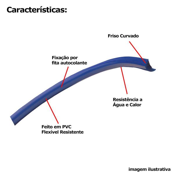 Imagem de Friso Decorativo Universal  p/grade Azul 10mm 20 Metros