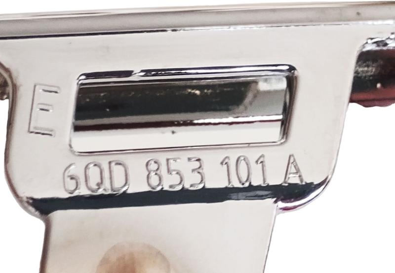 Friso esquerdo cromado grade inferior para-choque polo 2012/15 original vw 6qd853101a739 - VOLKSWAGEN Imagem de Friso esquerdo cromado grade inferior para-choque polo 2012/15 original vw 6qd853101a739