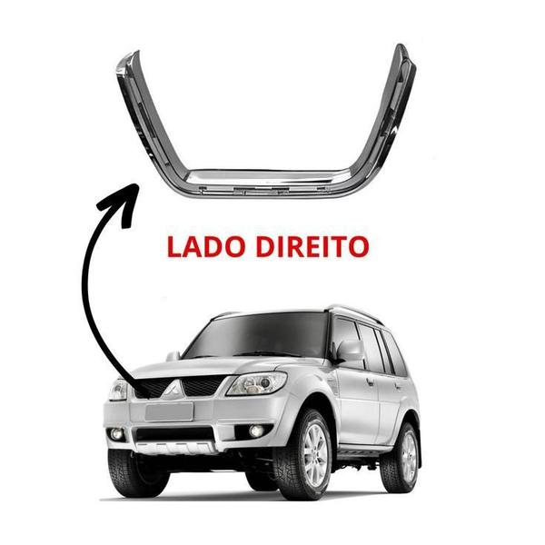 Imagem de Friso Grade Dianteira Pajero Tr4 2009 Em Diante Lado Direito